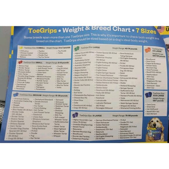 NEW Dr Buzby's ToeGrips Dog Nail Grips Instant Traction MOST SIZES AVAILABLE - Picture 4 of 7